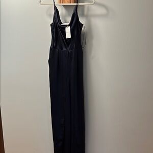 Elegant skies are blue Spaghetti Strap Jumpsuit NWT